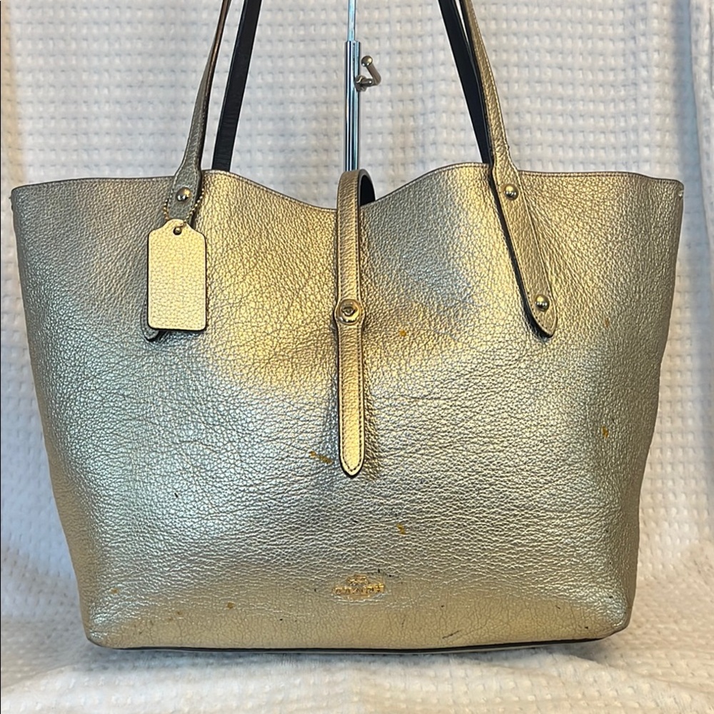 Coach Gold Shoulder Bag